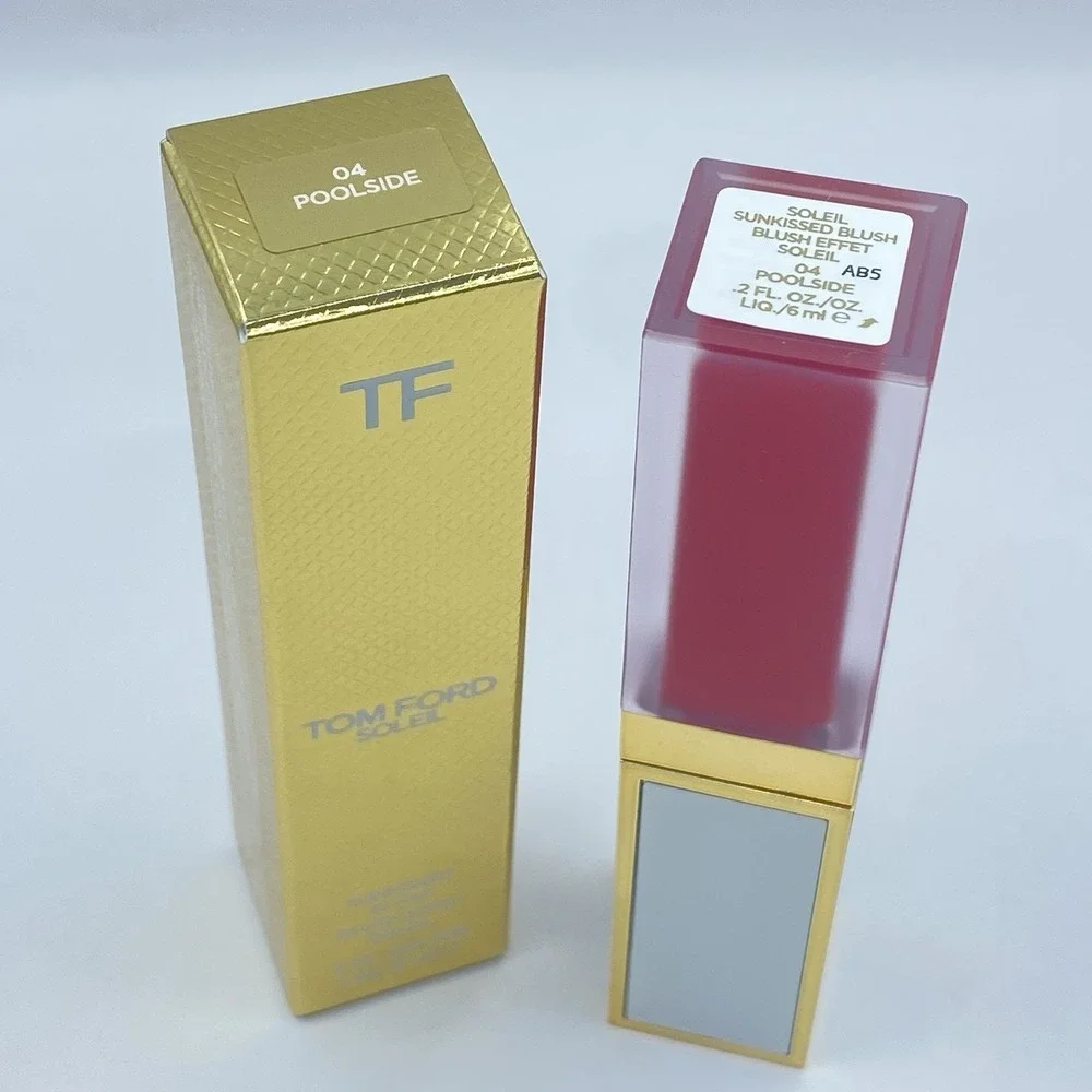 Tom Ford Soleil Sunkissed Liquid Cream Blush 04 Poolside .2 FL OZ 6 ML NIB